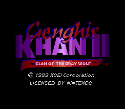 Genghis Khan II - Clan of the Gray Wolf